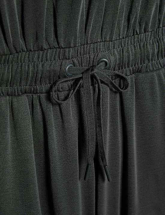 Ριμπ ολόσωμη φόρμα σε χαλαρή γραμμή με υψηλή περιεκτικότητα σε modal