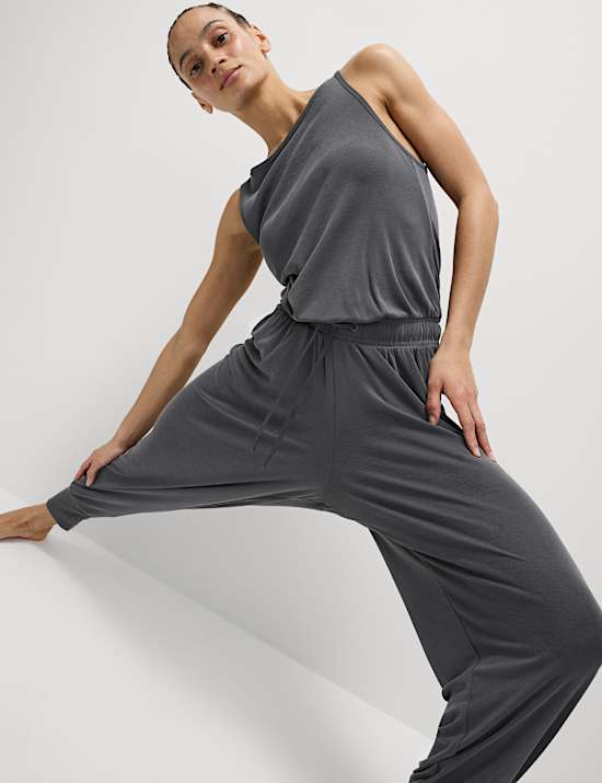 Modal Rich Ribbed Relaxed Jumpsuit