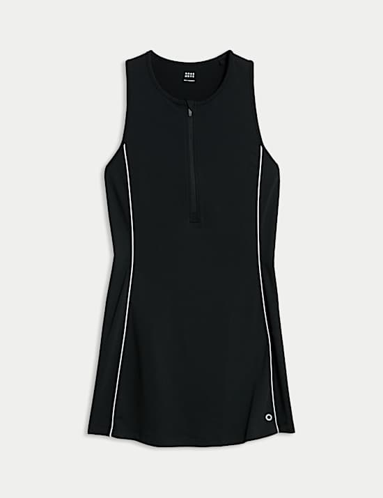 Gaun Tenis Leher Bundar Model Racerback