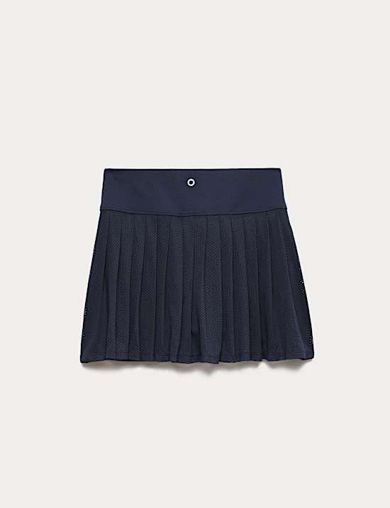 Pleated High Waisted Skort