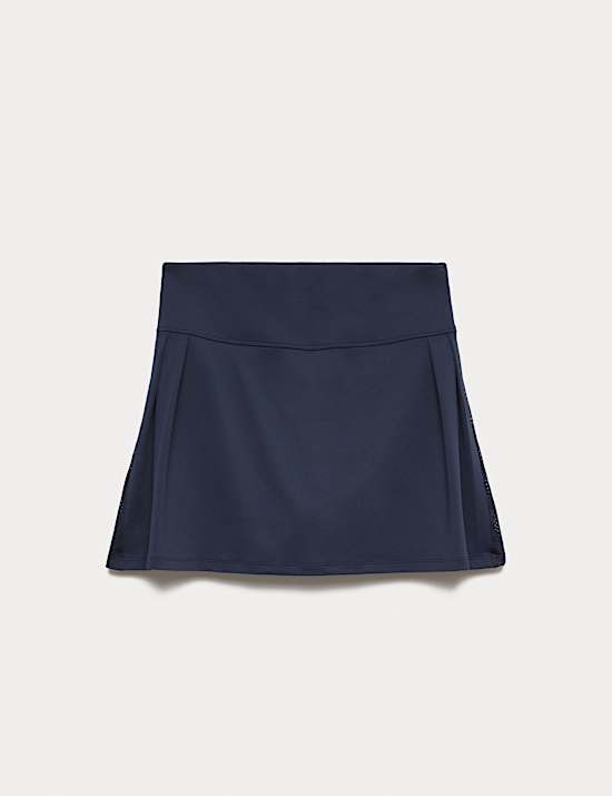 Pleated High Waisted Skort