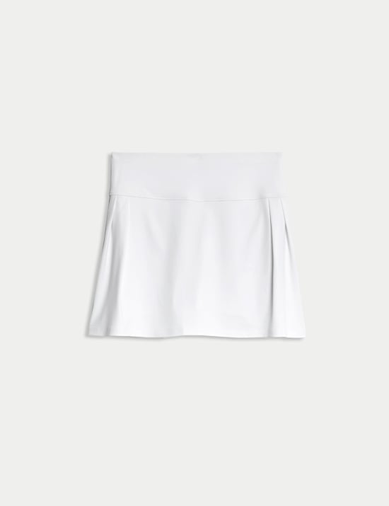 Pleated High Waisted Skort