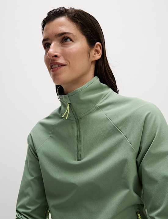 Stormwear&trade; Funnel Neck Half Zip Walking Top