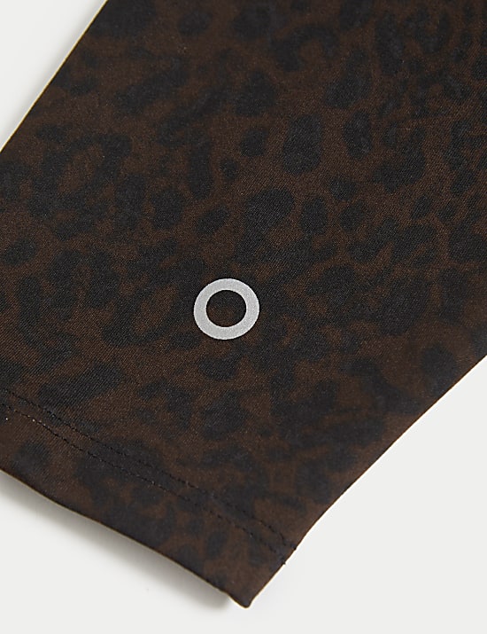 Go Balance Printed Wrap Waist 7/8 Yoga Leggings