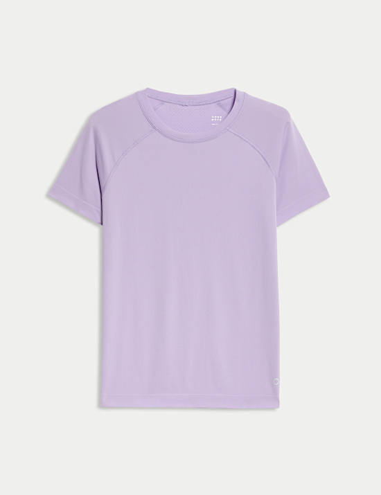 Lightweight Crew Neck Seamless Fitted T-Shirt
