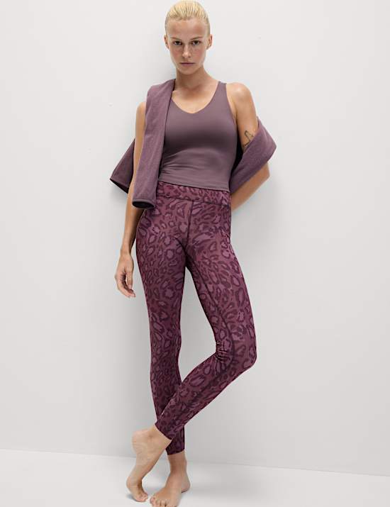 V-Neck Padded Fitted Yoga Crop Vest Top