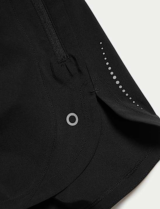 Woven High Waisted Running Shorts
