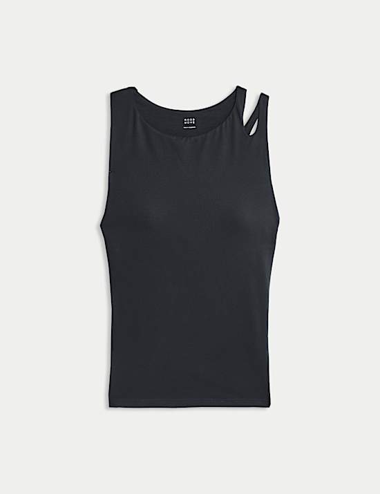 Go Balance Shoulder Detail Fitted Vest Top