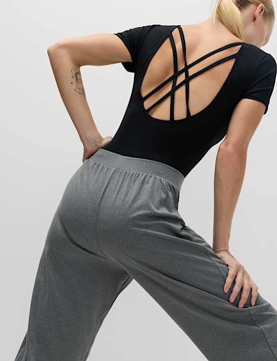 Pantalon de jogging Go Balance coupe fuselée taille haute