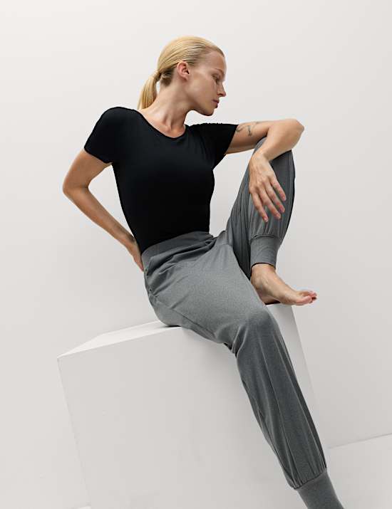 Pantalon de jogging Go Balance coupe fuselée taille haute