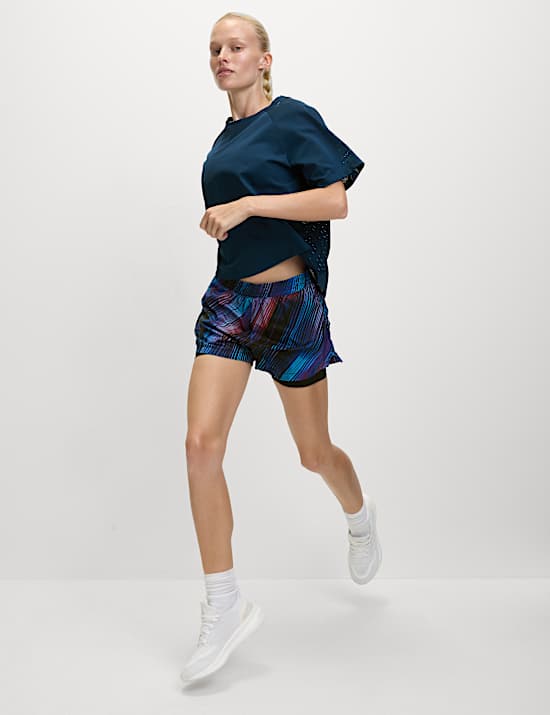 Textured Lightweight Crew Neck Boxy T-Shirt