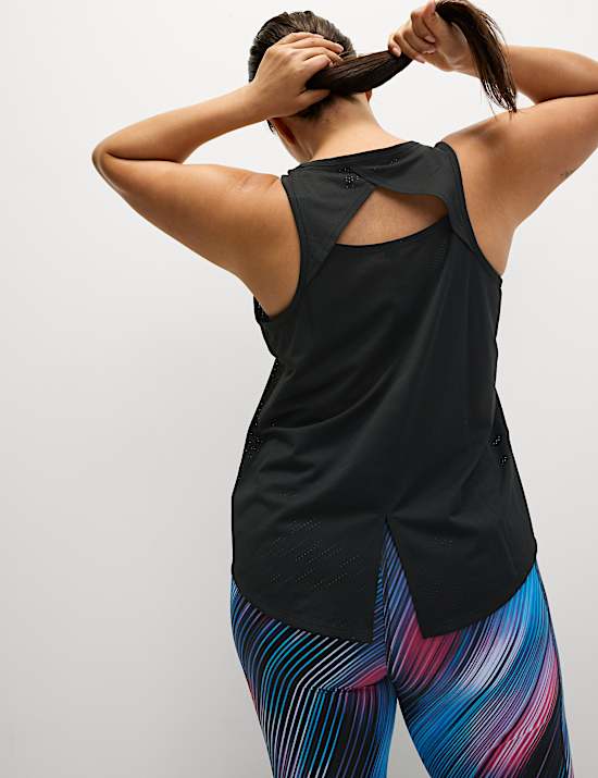 Textured Lightweight Relaxed Vest Top