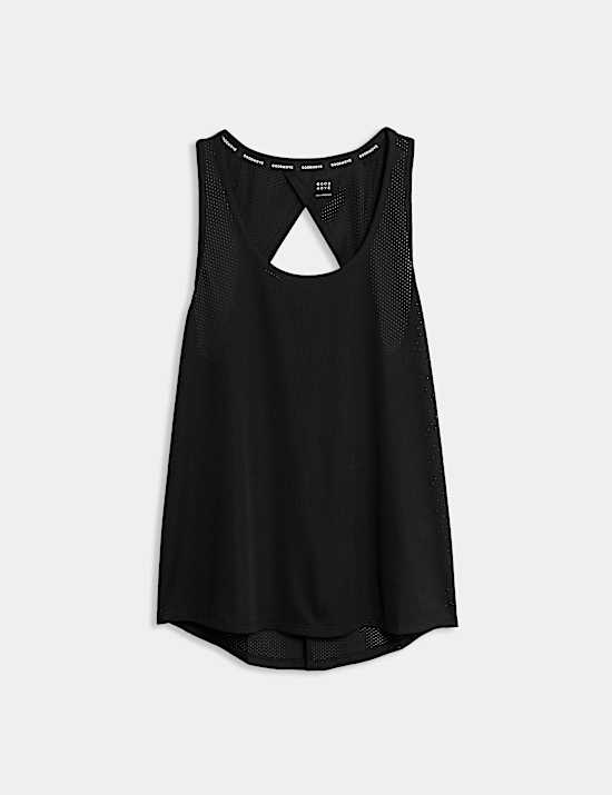Textured Lightweight Relaxed Vest Top