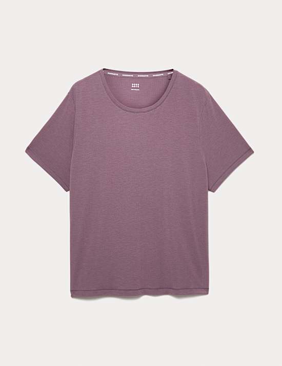 Brushed Crew Neck Relaxed T-Shirt