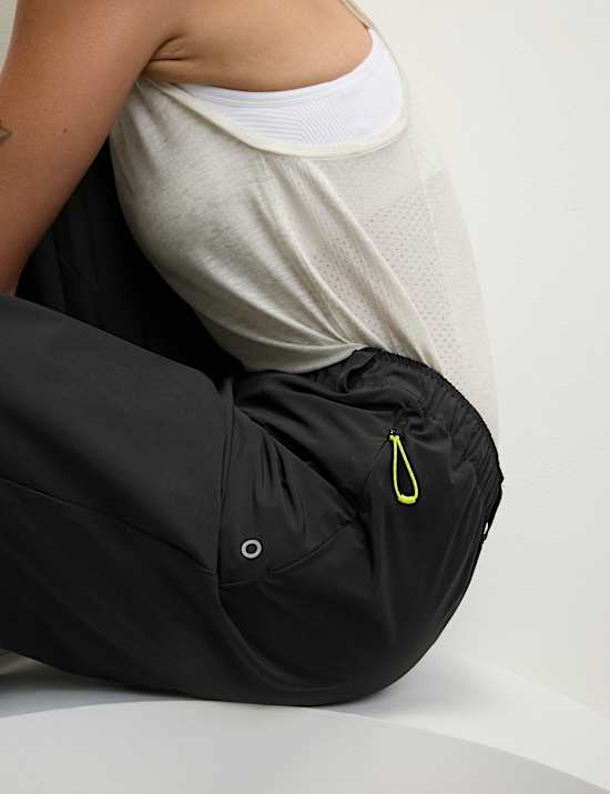 Cuffed Slim Fit Walking Trousers