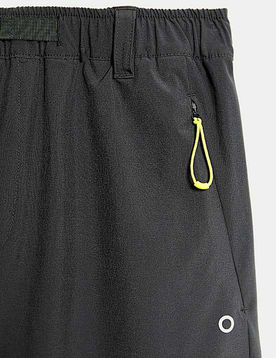 Cuffed Slim Fit Walking Trousers
