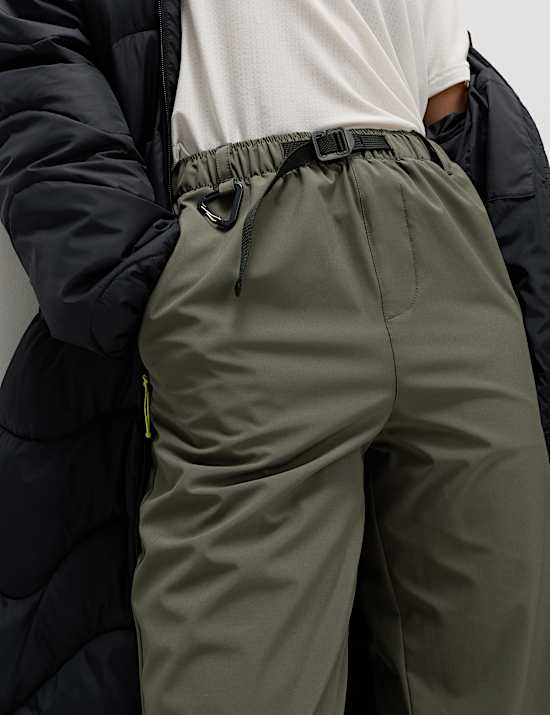 Cuffed Slim Fit Walking Trousers