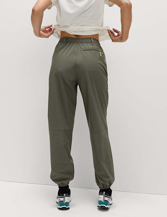 Cuffed Slim Fit Walking Trousers