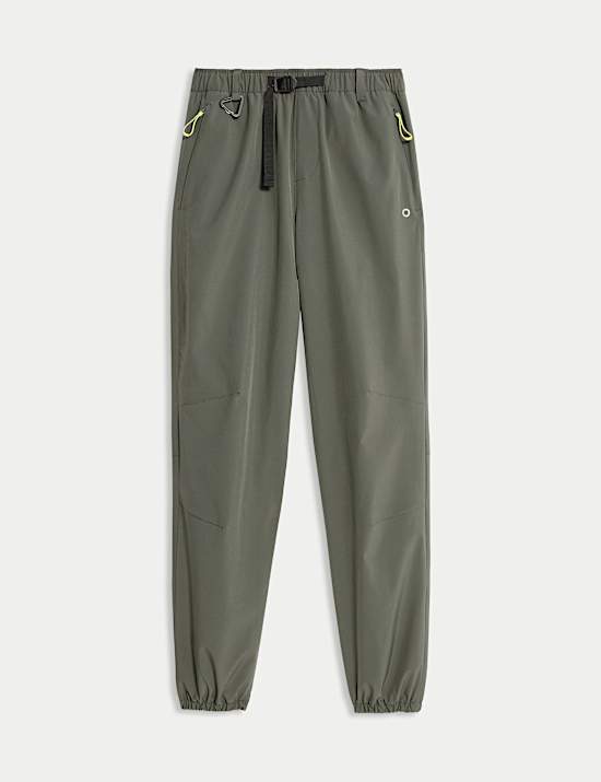 Cuffed Slim Fit Walking Trousers