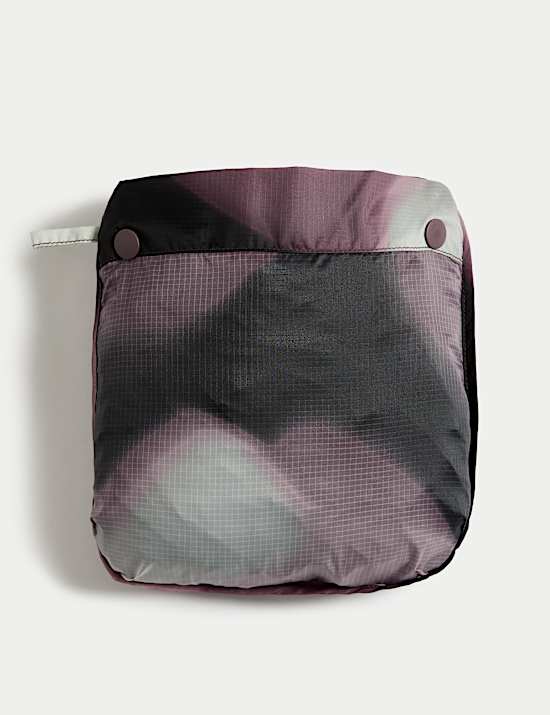 Woven Printed Lightweight Hooded Parka Coat