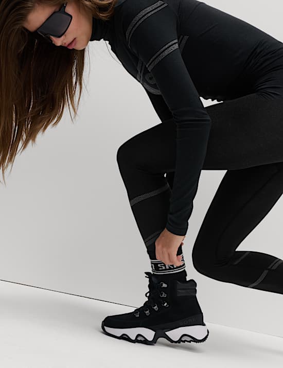 Seamless Ski Baselayer Legging with Merino Wool