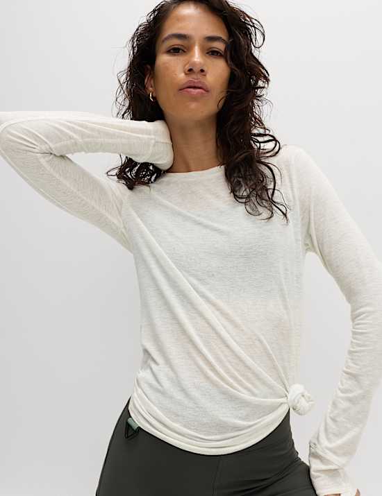 Lightweight Base Layer Top with Merino Wool