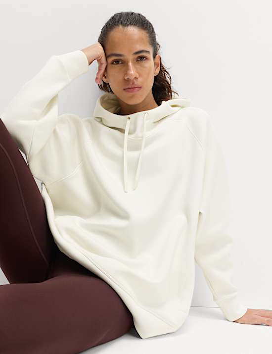 Relaxed Yoga Longline Hoodie
