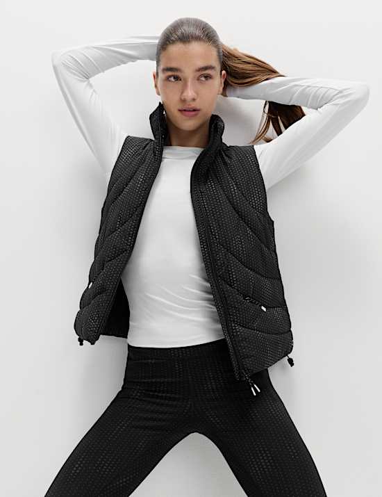 Stormwear™ Padded Funnel Neck Zip Up Reflective Gilet