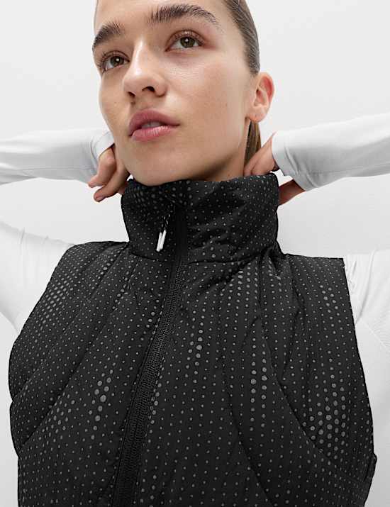 Stormwear™ Padded Funnel Neck Zip Up Reflective Gilet