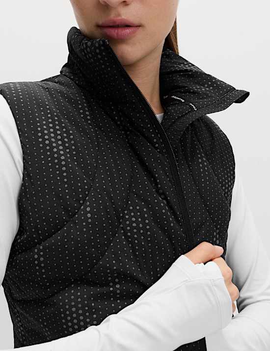 Stormwear™ Padded Funnel Neck Zip Up Reflective Gilet