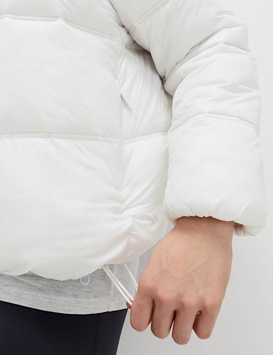 Stormwear™ Padded Funnel Neck Relaxed Puffer Jacket