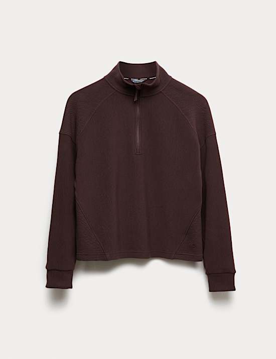 Φούτερ γιόγκα με φερμουάρ στη μέση