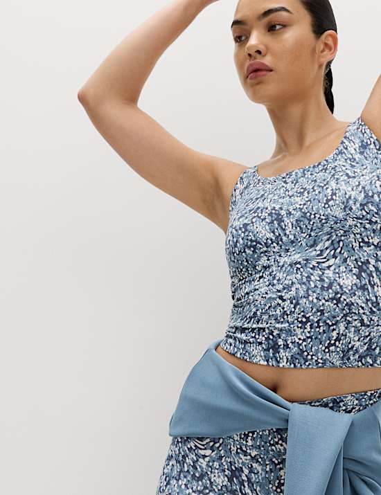 Go Balance Strappy Back Crop Vest Top