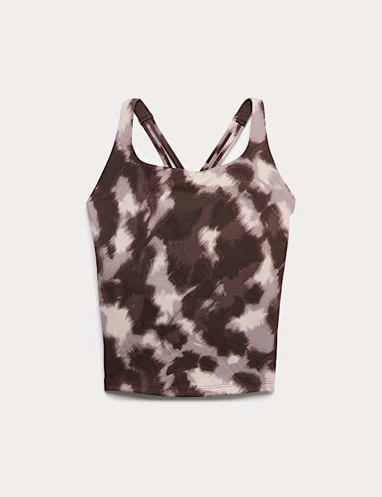 Go Balance Strappy Back Crop Vest Top