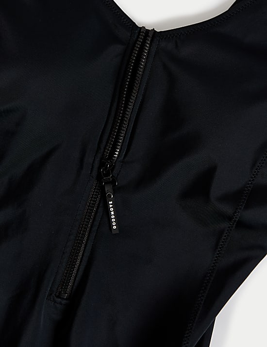 Maillot de bain de sport avec fermeture à glissière