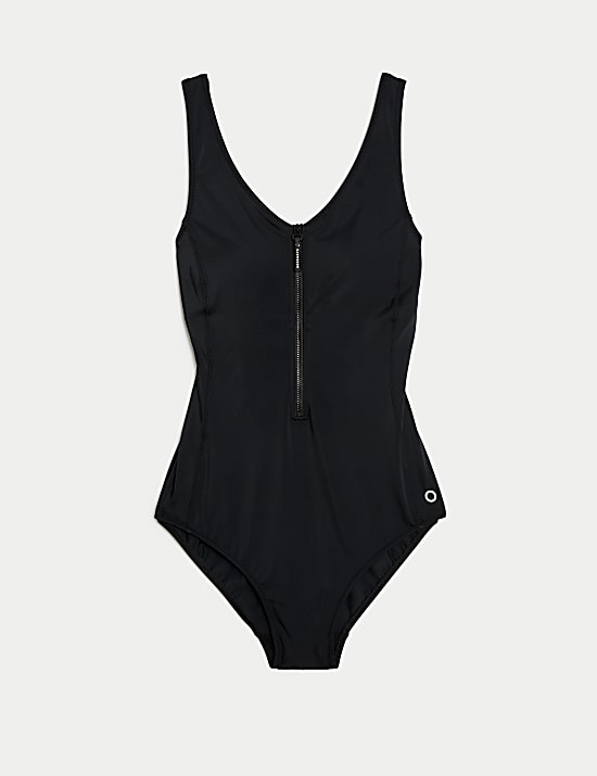 Maillot de bain de sport avec fermeture à glissière