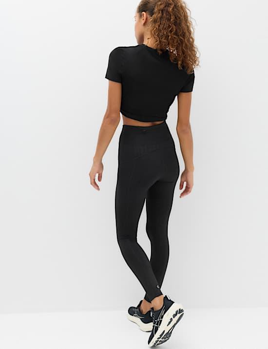 Go Move Cool Comfort&trade; Embossed High Waisted Gym Leggings