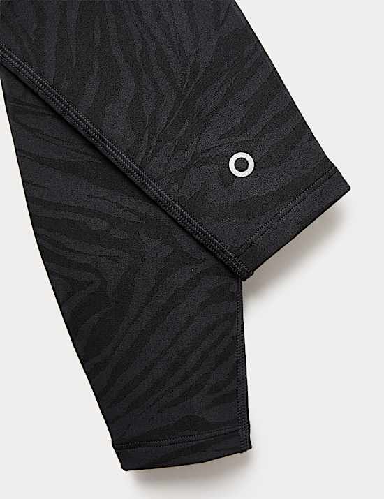 Go Move thermische Cool Comfort&trade;-legging met hoge taille en jacquard