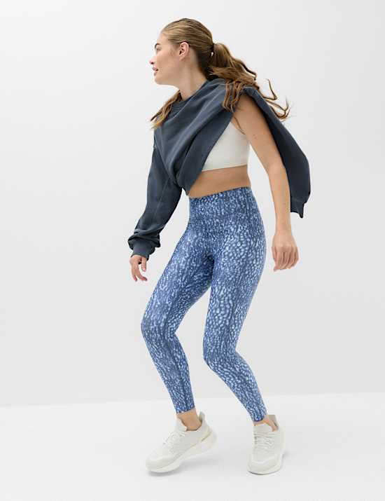 Go Move &ndash; Gemusterte Sportleggings