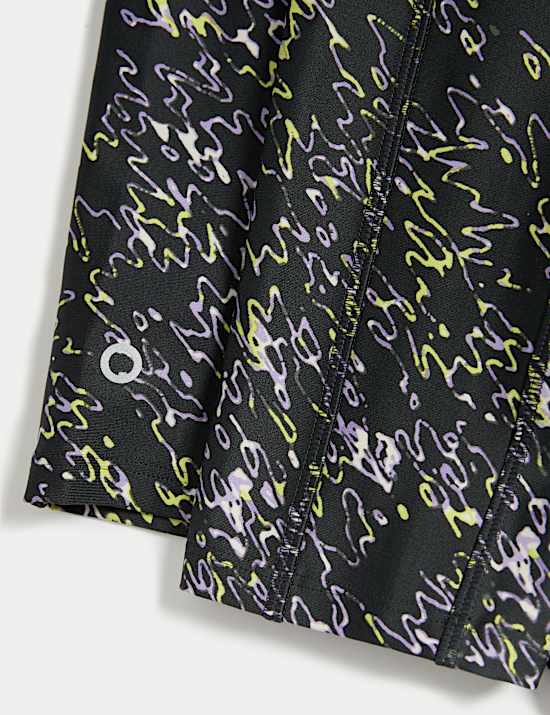 Zkrácené sportovní legíny Go Move s potiskem