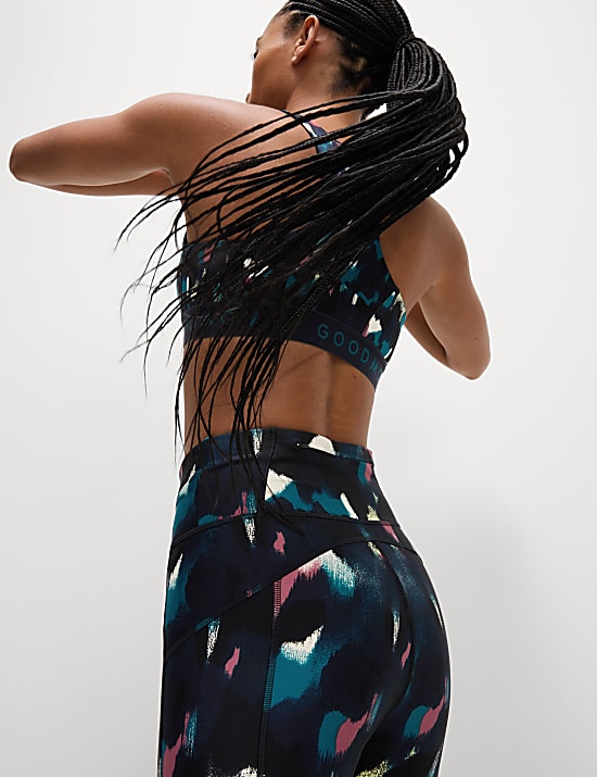 Go Move Printed Cropped Gym Leggings