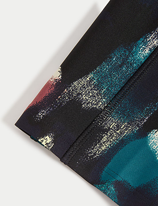 Go Move Printed Cropped Gym Leggings