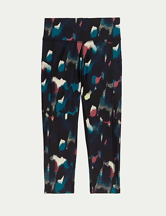 Go Move Printed Cropped Gym Leggings