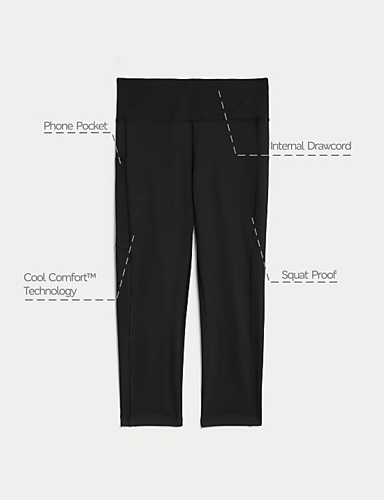 Crop κολάν γυμναστηρίου Go Move