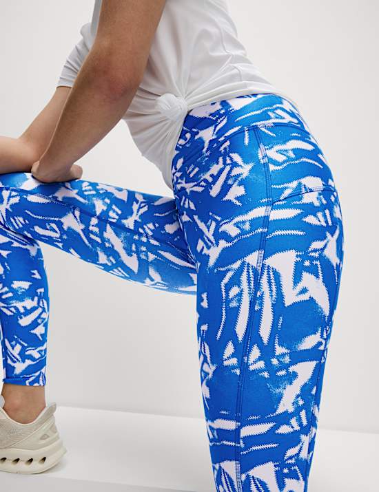 Go Move Printed High Waisted Gym Leggings
