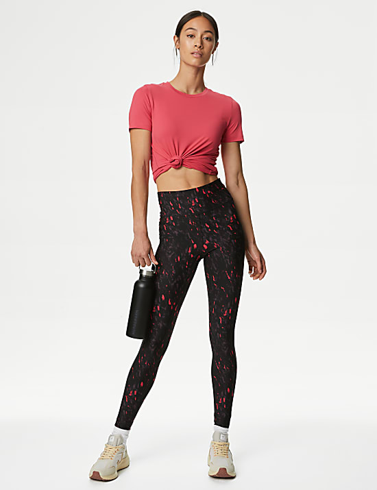 Go Move Printed High Waisted Gym Leggings