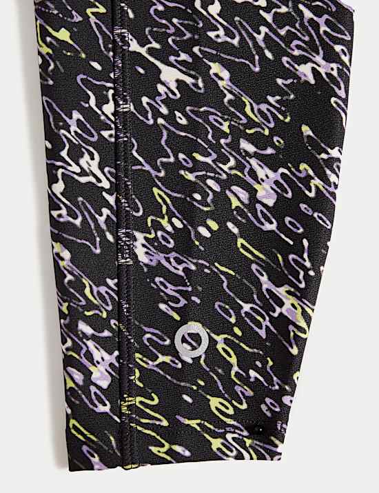 Go Move Printed High Waisted Gym Leggings