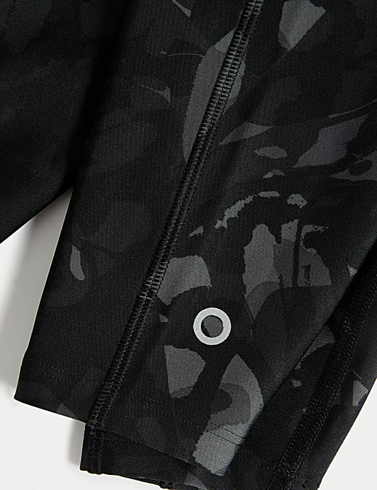 Ψηλόμεσο εμπριμέ κολάν γυμναστικής Go Move