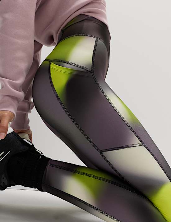 Go Move Printed High Waisted Gym Leggings