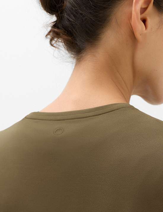 Onmisbaar, ruimvallend T-shirt met ronde hals